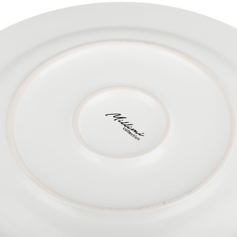 MILLIMI Монблан тарелка подстановочная 26,8см, керамика, белый, арт.№ 824-214
