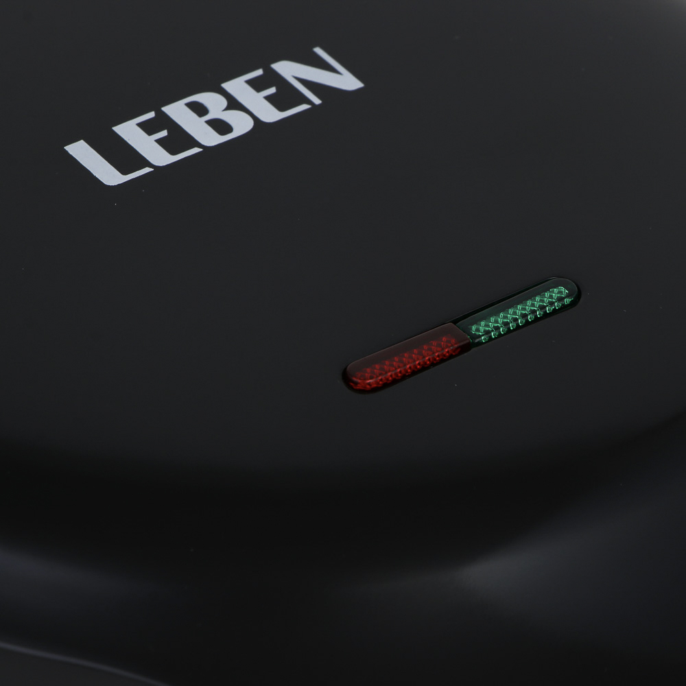 LEBEN Вафельница для тонкой вафли, 1000вт, 220в, арт.№ 271-039