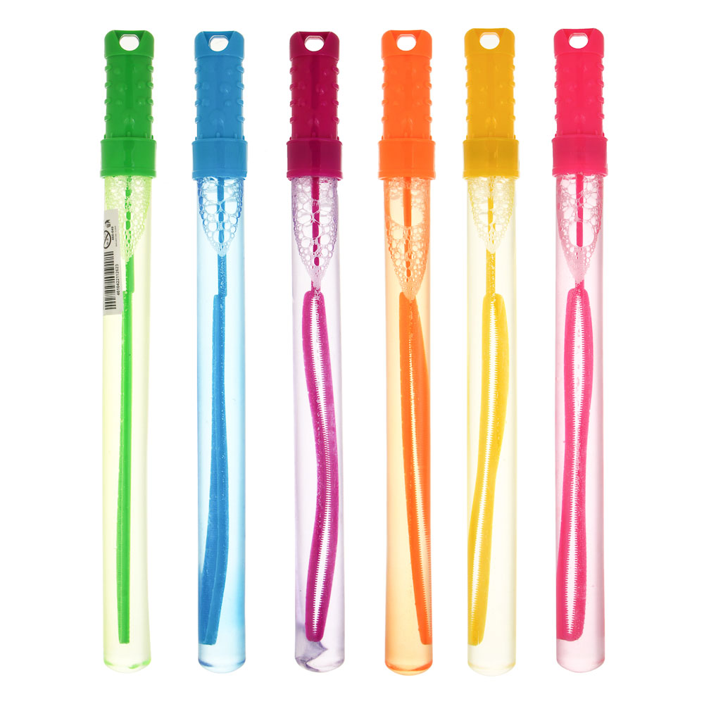Мыльные пузыри с ручкой "Сабля", PP, PET, мыл.раствор 118мл., ИГРОЛЕНД, 4,2х34х4,2см, 6 дизайнов, 3+, арт.№ 460-049