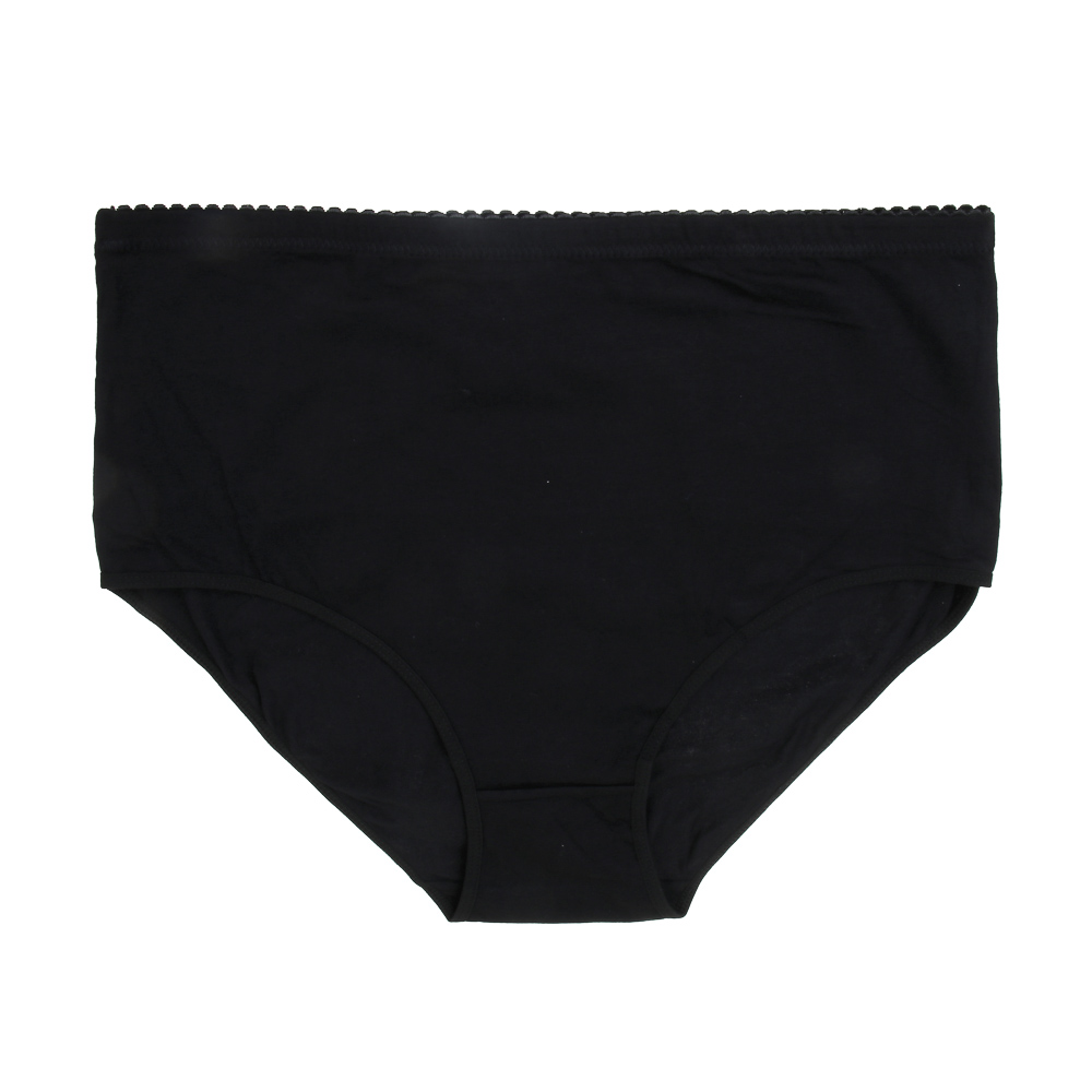 GALANTE Трусы женские макси с высокой талией, р.56, 95%хлопок, 5%спандекс, черный, НБ25-13, арт.№ 331-361