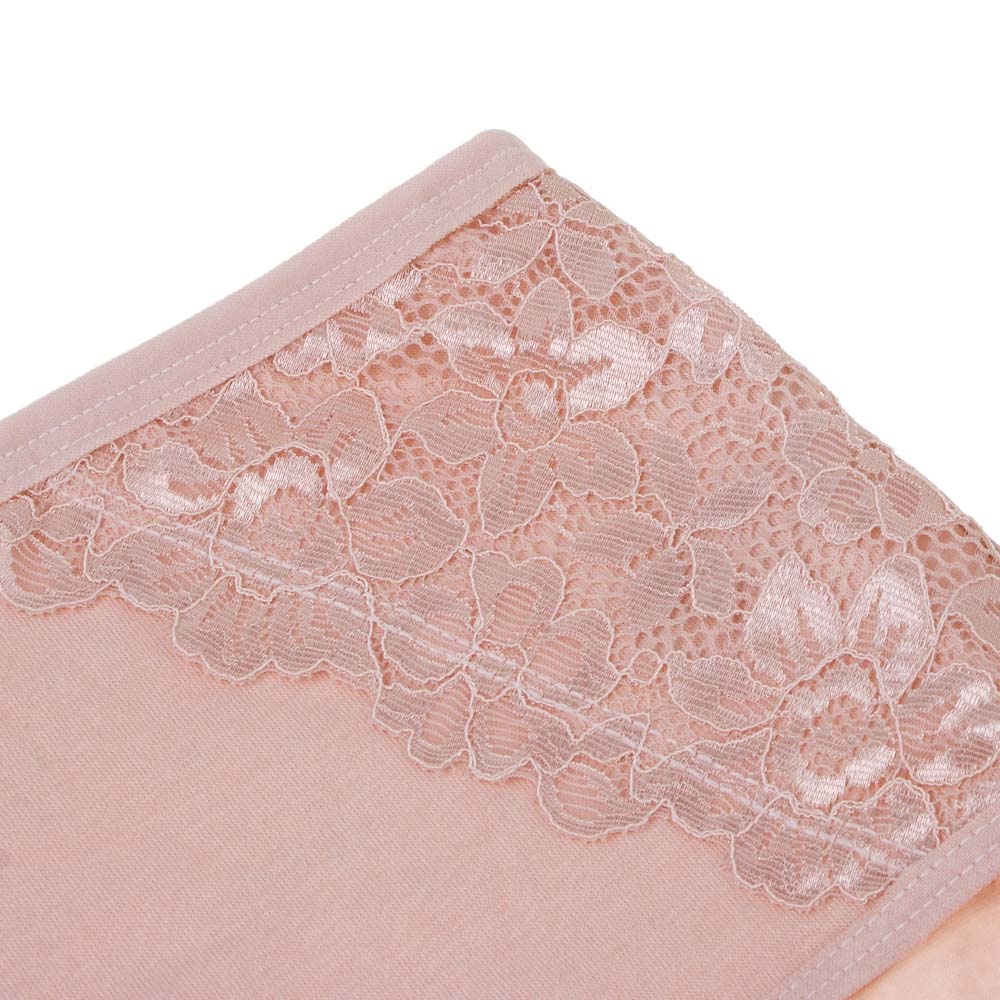 GALANTE Трусы женские макси с декором, р.48, 95%хлопок, 5%спандекс, бежевый, НБ25-14, арт.№ 331-362