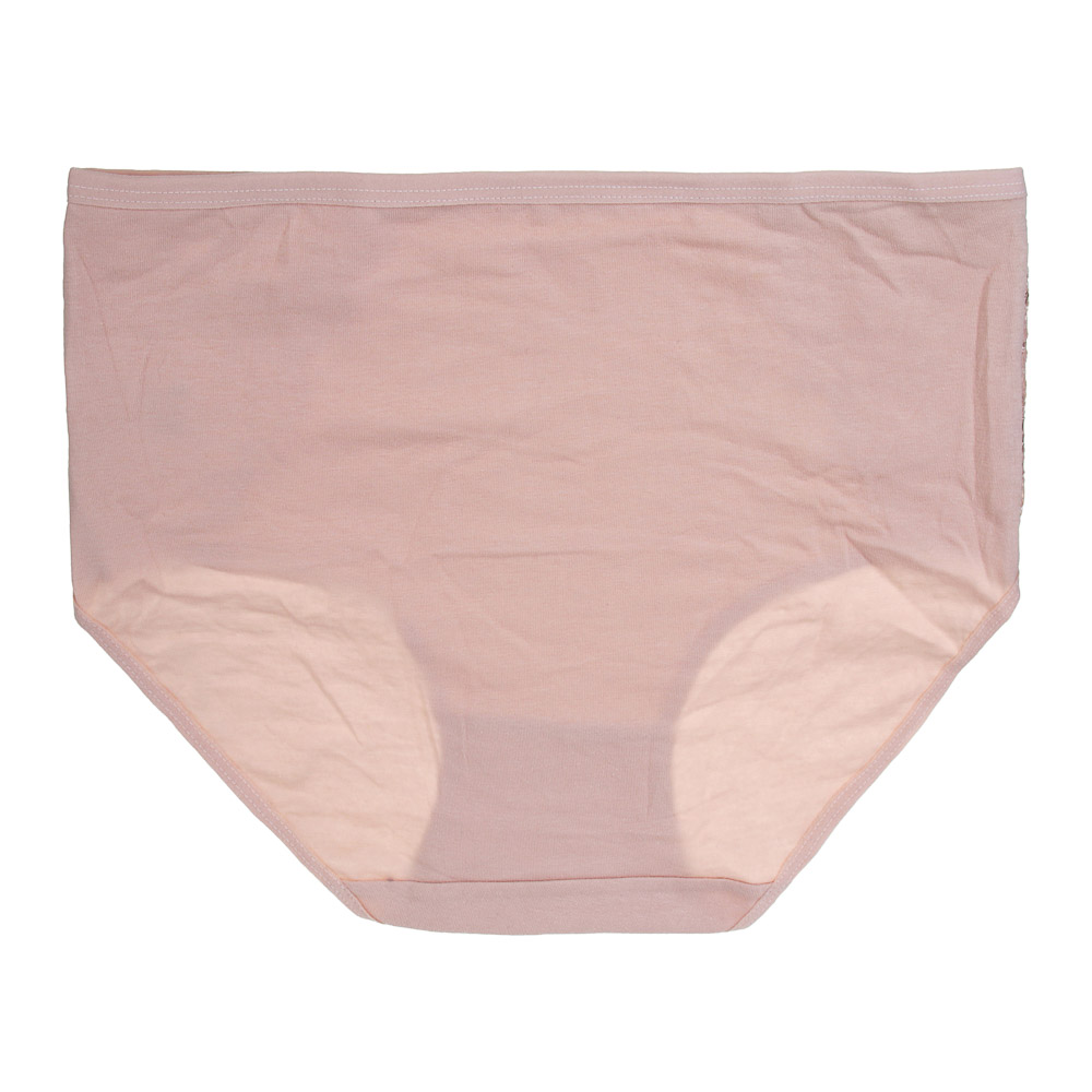 GALANTE Трусы женские макси с декором, р.48, 95%хлопок, 5%спандекс, бежевый, НБ25-14, арт.№ 331-362