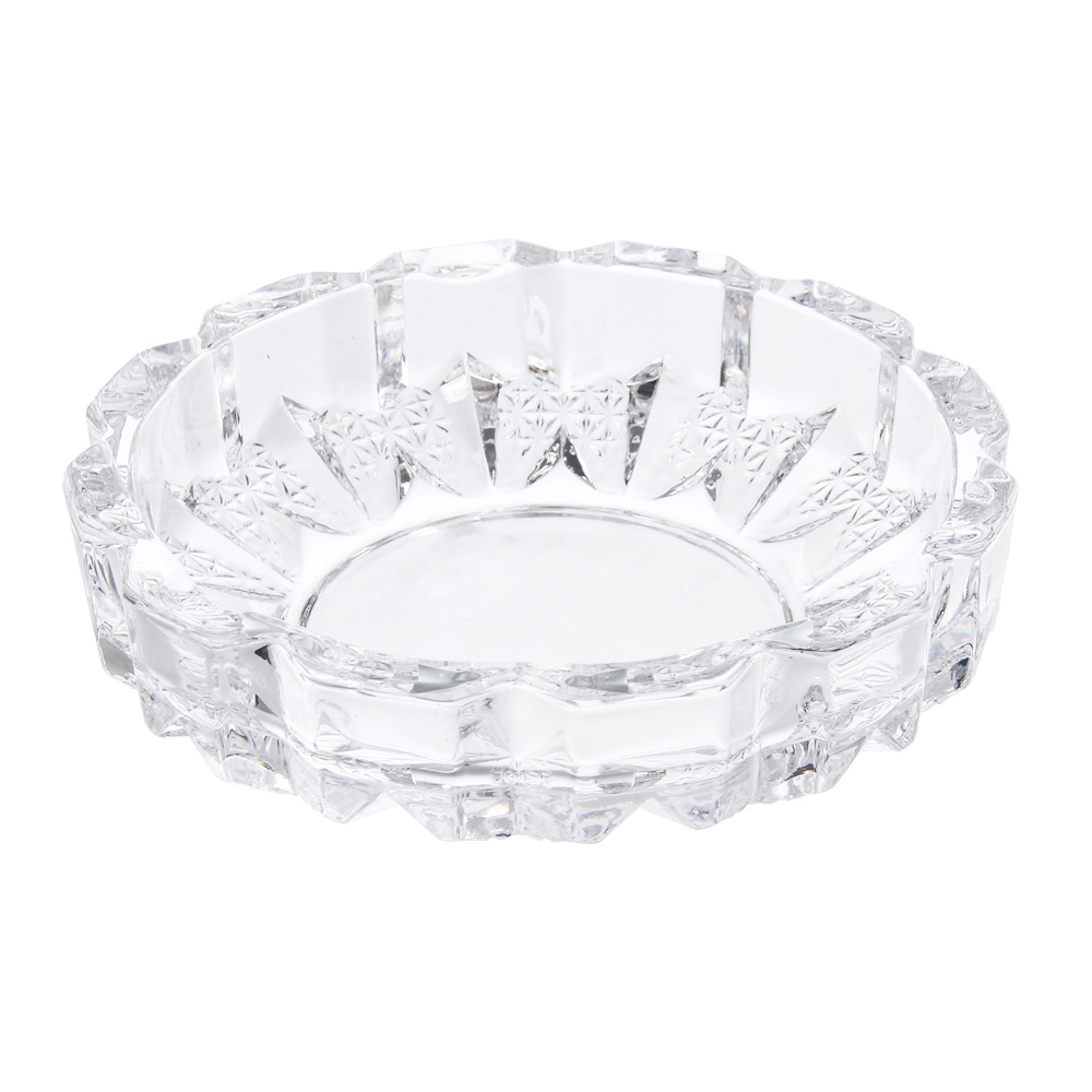 Пепельница тм LADECOR 12 см, стекло, арт.№ 519-011