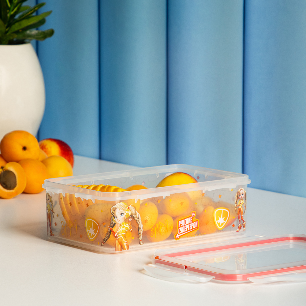 BY Русские Супергерои Контейнер герметичный для пищевых продуктов 1,1л, арт.№ 861-463
