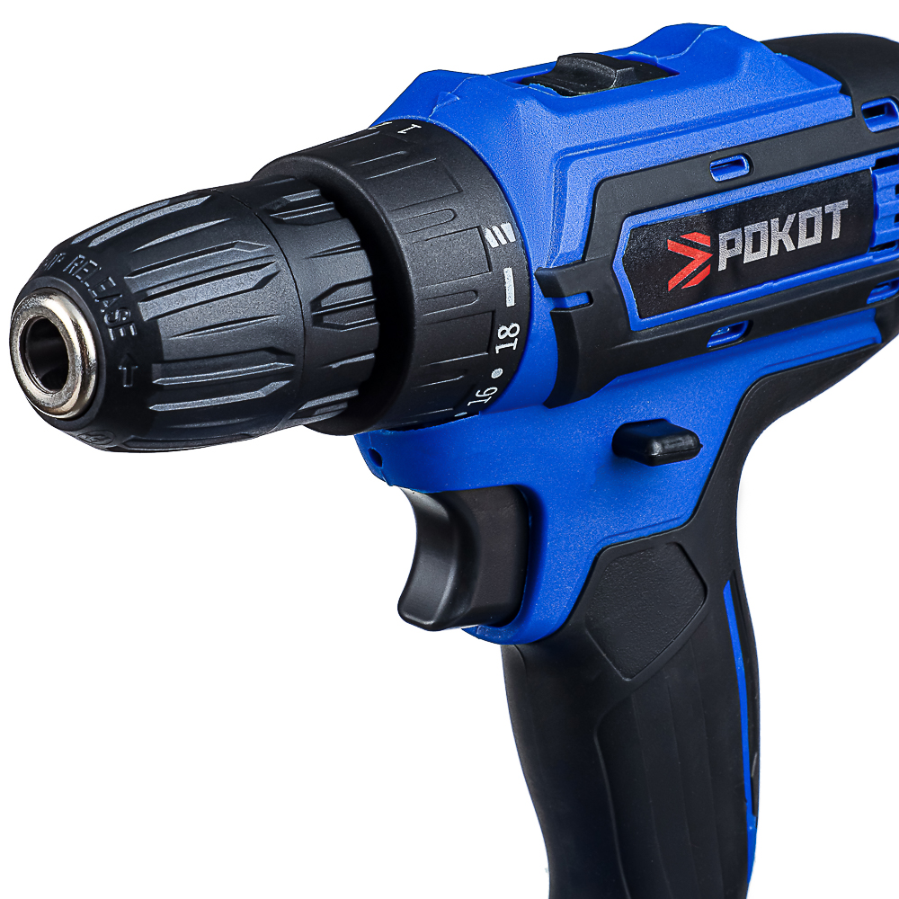 РОКОТ Дрель-шуруповерт аккум. ДША-18в, 0-450-1550 об/мин, 1,3 Li-on (1), 30 н*м, арт.№ 691-015