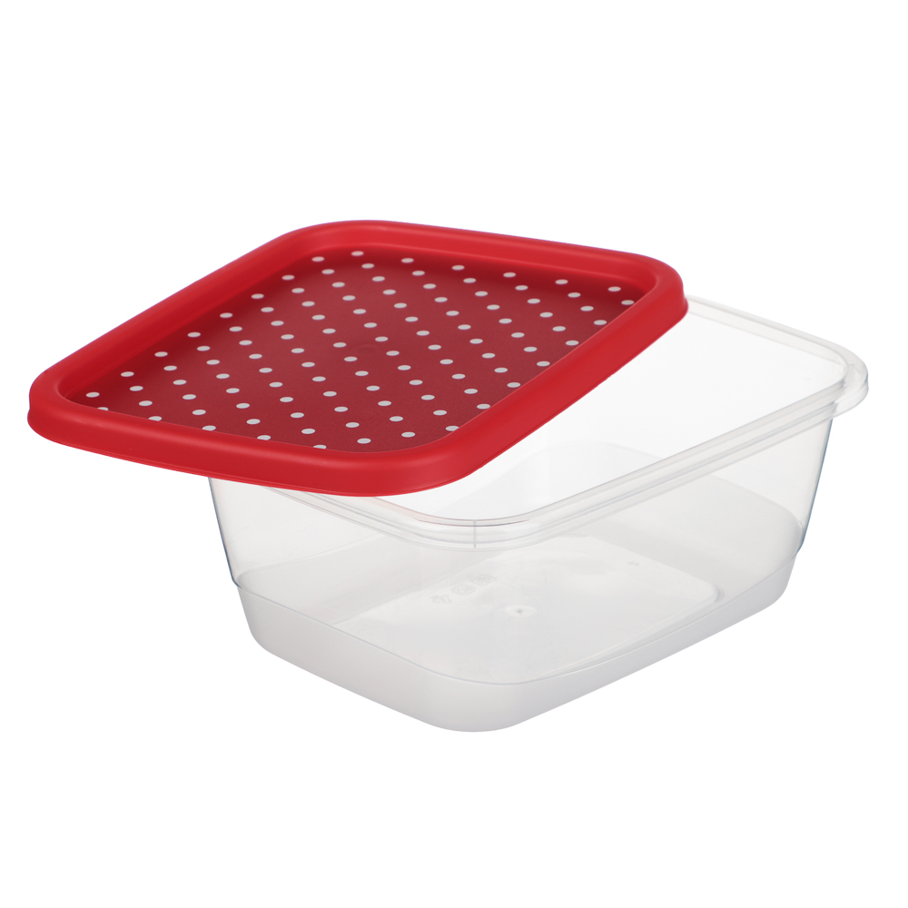 Пасха Контейнер для продуктов прямоугольный 0,85л, пластик, 2 дизайна, арт.№ 861-556