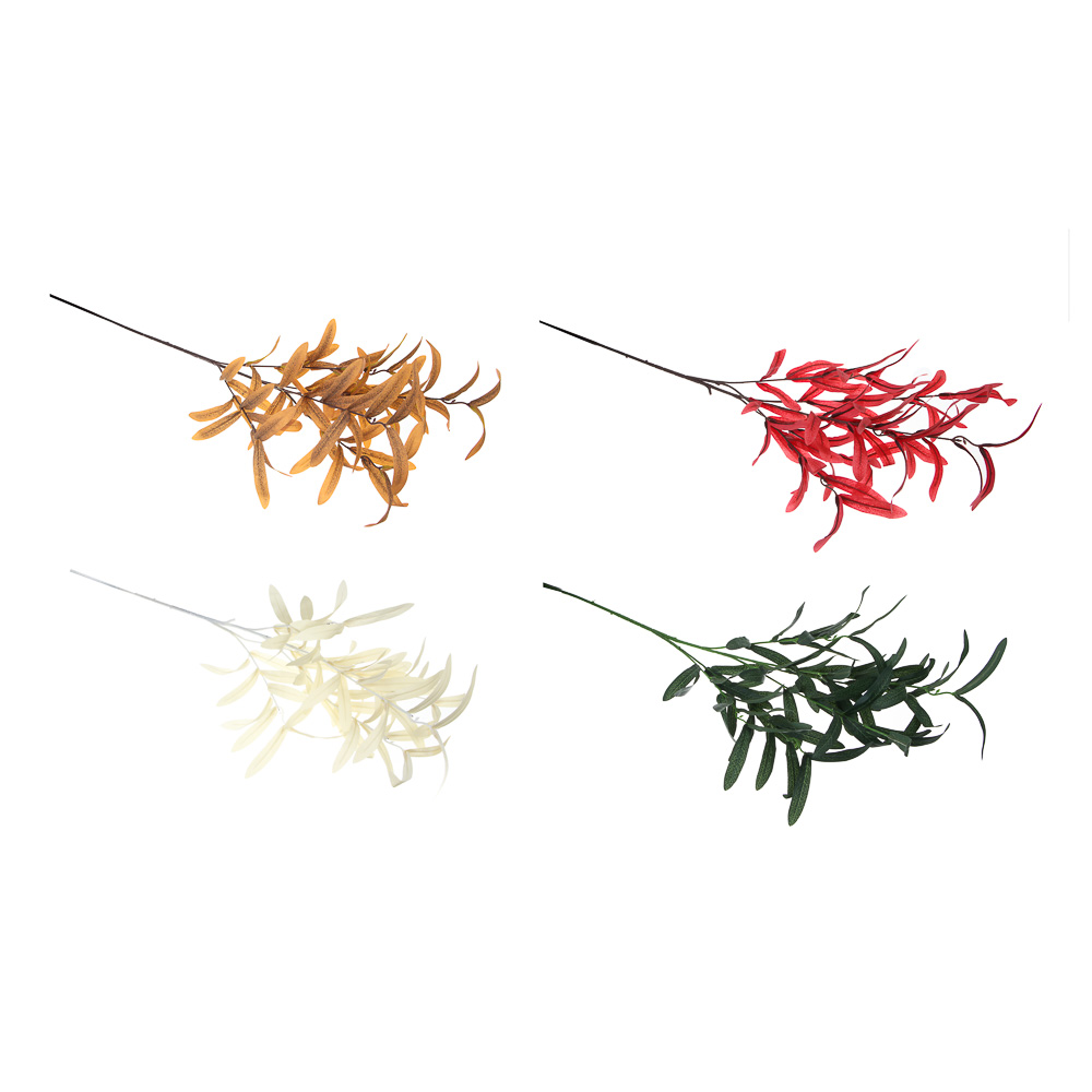 LADECOR Ветка искусственная, 85 см, пластик, ткань, проволока, 4 цвета, арт.№ 409-188