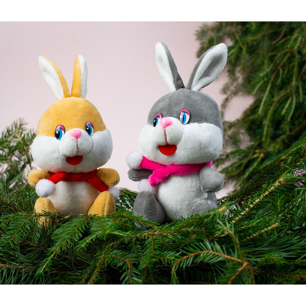 СНОУ БУМ Сувенир мягкий, Символ года, 22 см, полиэстер, 4 цвета, арт.№ 394-326