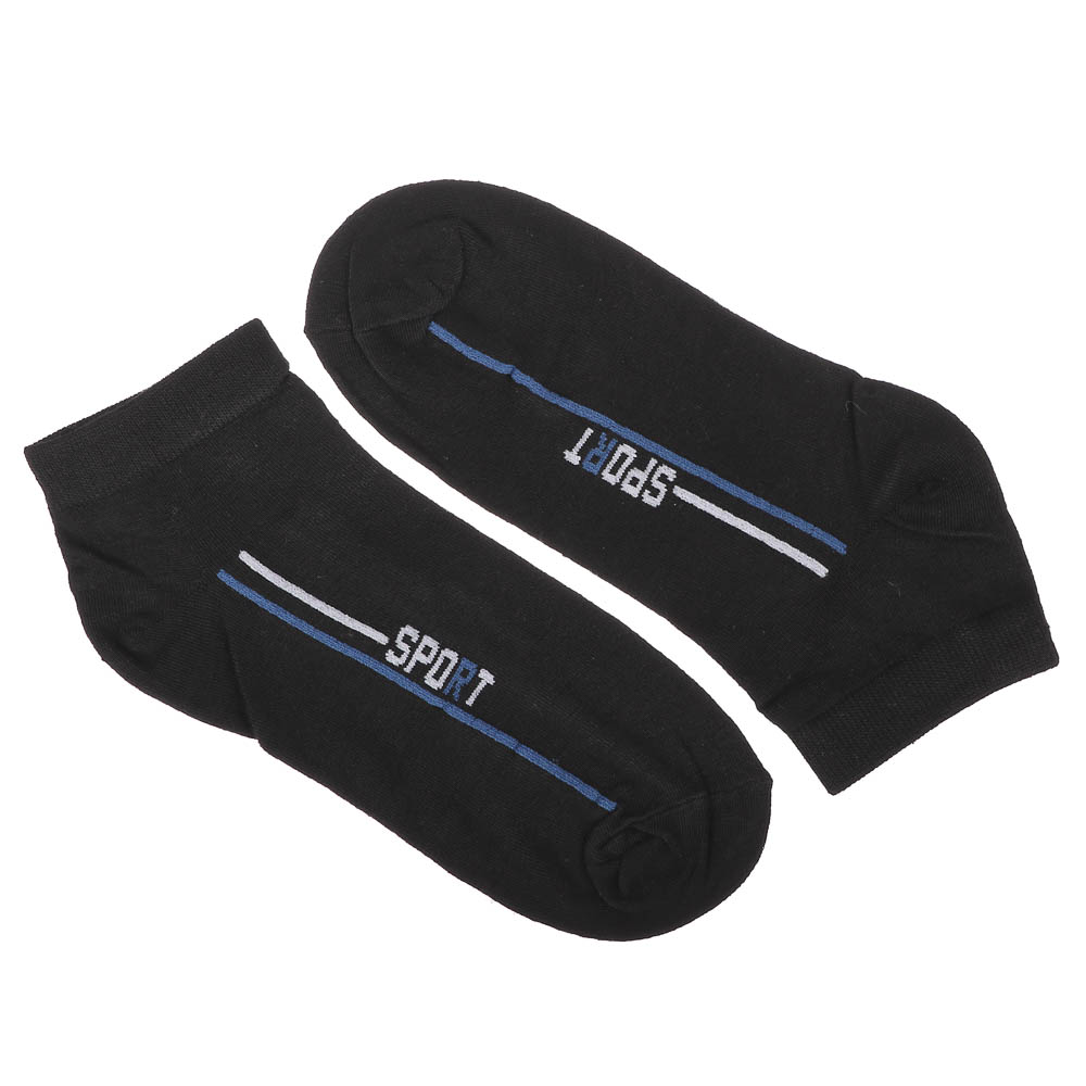 Носки мужские спортивные, р.41-48, 88% хлопок, 10% полиамид, 2% эластан, тм Алия, разноцв., # 77462, арт.№ 019-478