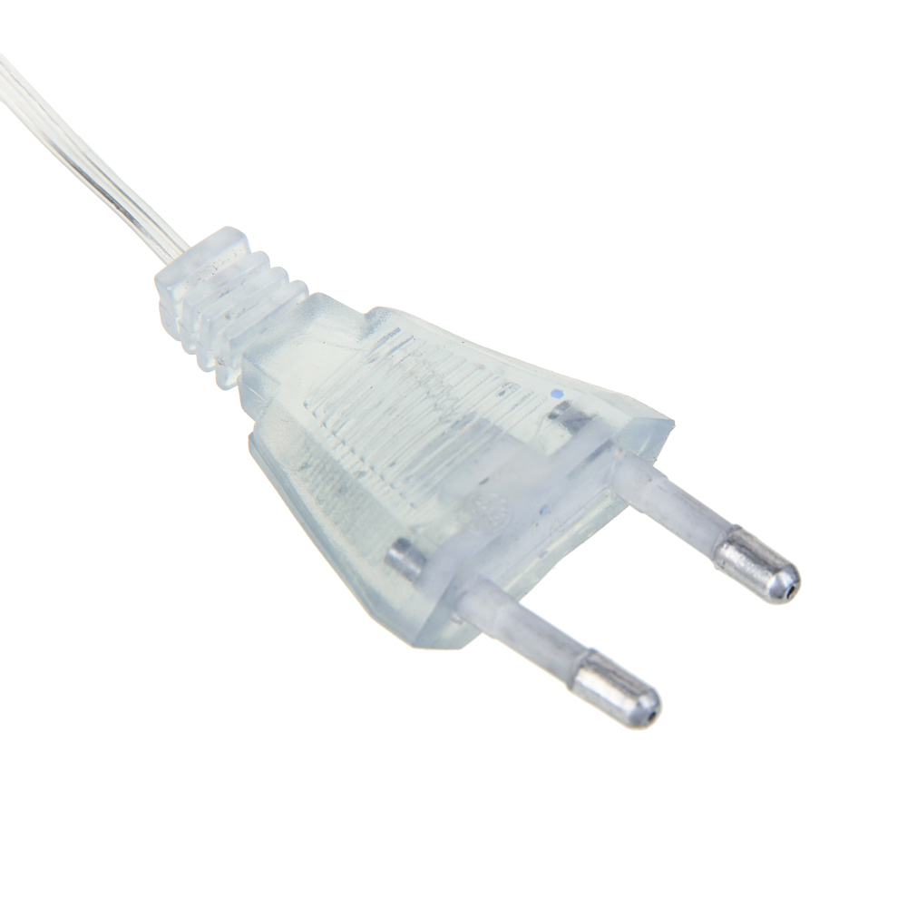 Гирлянда вьюн 10 м СНОУ БУМ, 100 LED ламп, сиреневое свечение (8 режимов), ПВХ прозрачный, 220В, арт.№ 384-204