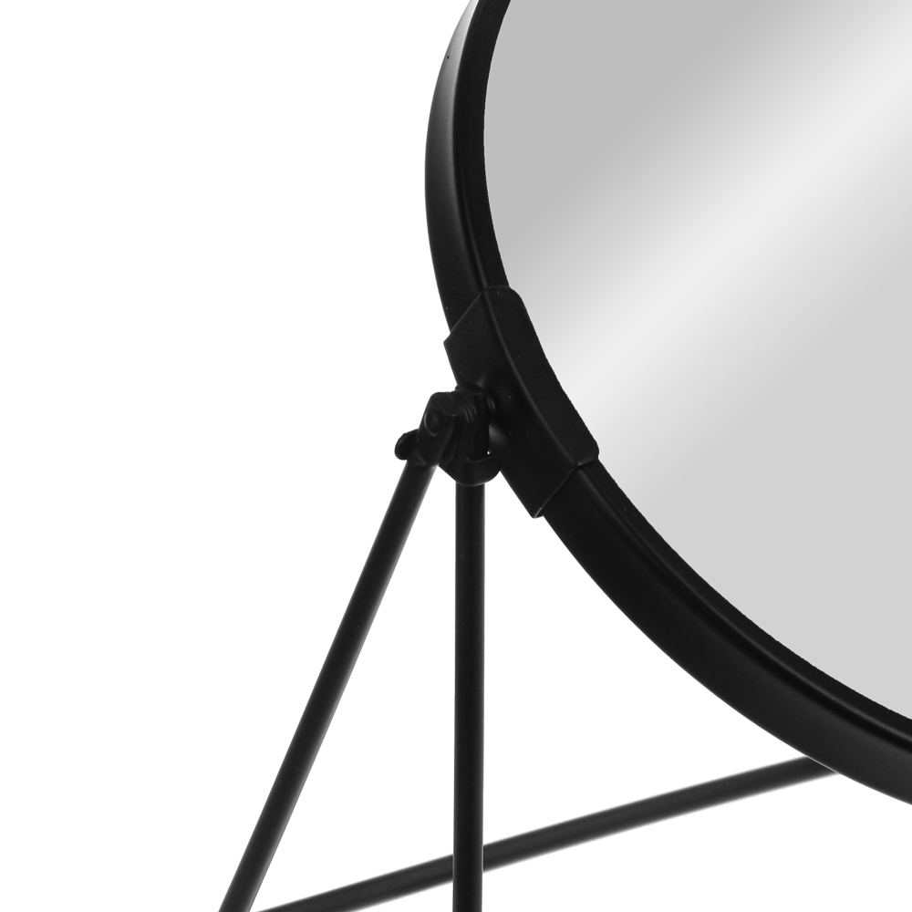 Зеркало круглое поворотное с увеличением х2 тм ЮL Ориан d17см, металл, стекло, 2 цвета, арт.№ 301-282