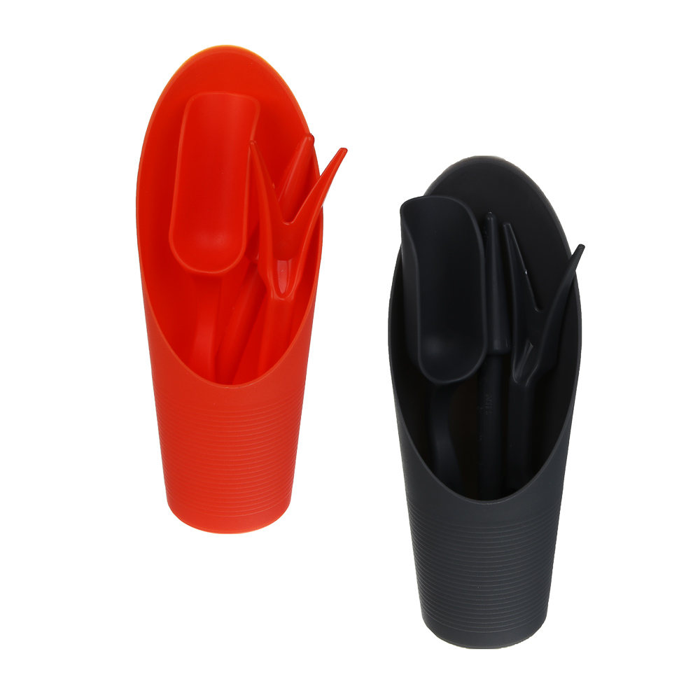 INBLOOM Набор для пересадки домашних растений, 4 предмета, пластик, арт.№ 182-052