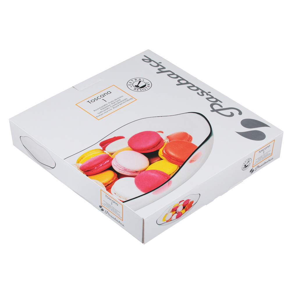 PASABAHCE Блюдо круглое ТОСКАНА d=303мм h=53мм, стекло, 10596B, арт.№ 877-640