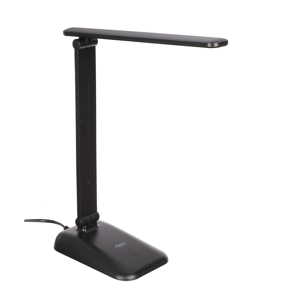 FORZA Светильник переносной настольный, 7 Вт, 350 Лм, 4000K, 220В, кабель 1 м, черный, пластик, арт.№ 417-159