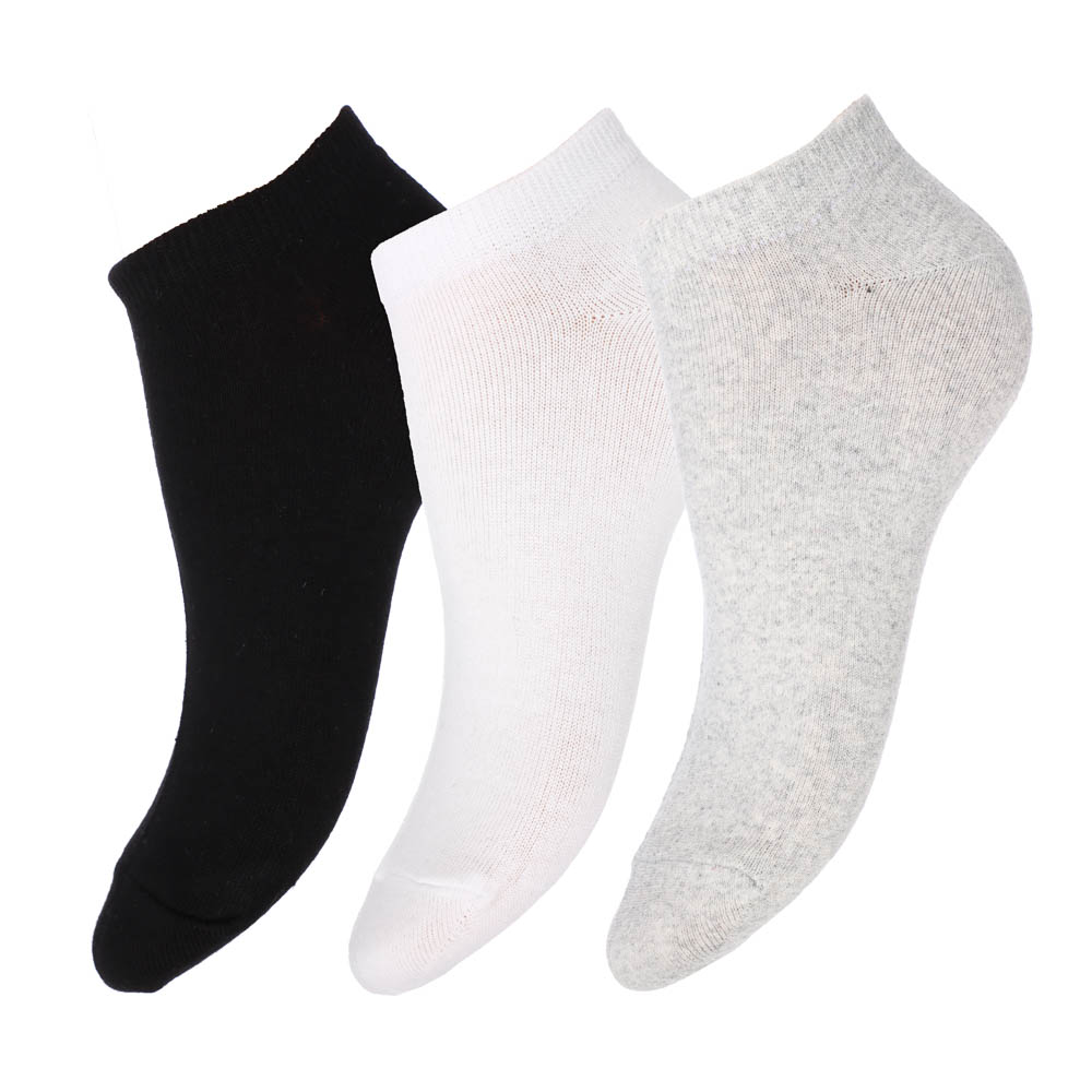 Набор носков 5 пар, укороченные, GALANTE, р. 23-25, 80% хлопок, 17% п/а, 3% эластан, цвета в ас-те, арт.№ 019-534