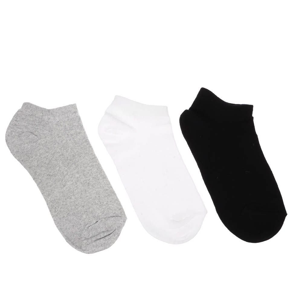 Набор носков 5 пар, укороченные, GALANTE, р. 23-25, 80% хлопок, 17% п/а, 3% эластан, цвета в ас-те, арт.№ 019-534