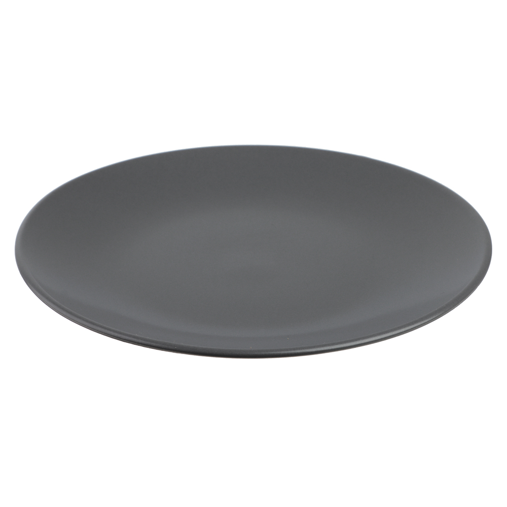 MILLIMI Тарелка десертная 20х2.5см, керамика, графит, арт.№ 824-159