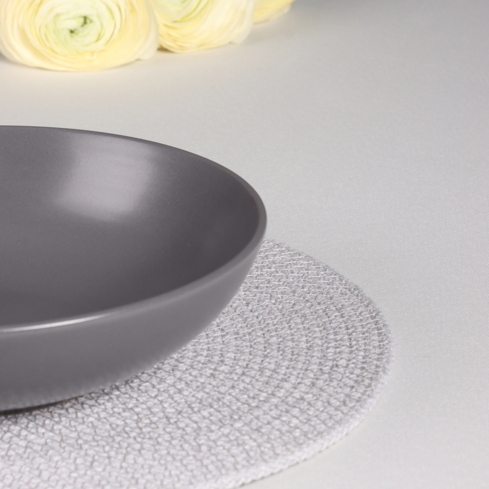 MILLIMI Салатник 880мл, 20х5.4см, керамика, графит, арт.№ 824-160