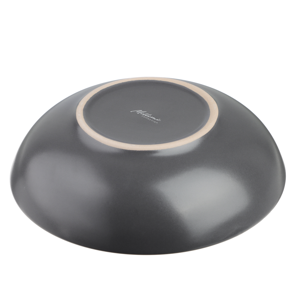 MILLIMI Салатник 880мл, 20х5.4см, керамика, графит, арт.№ 824-160