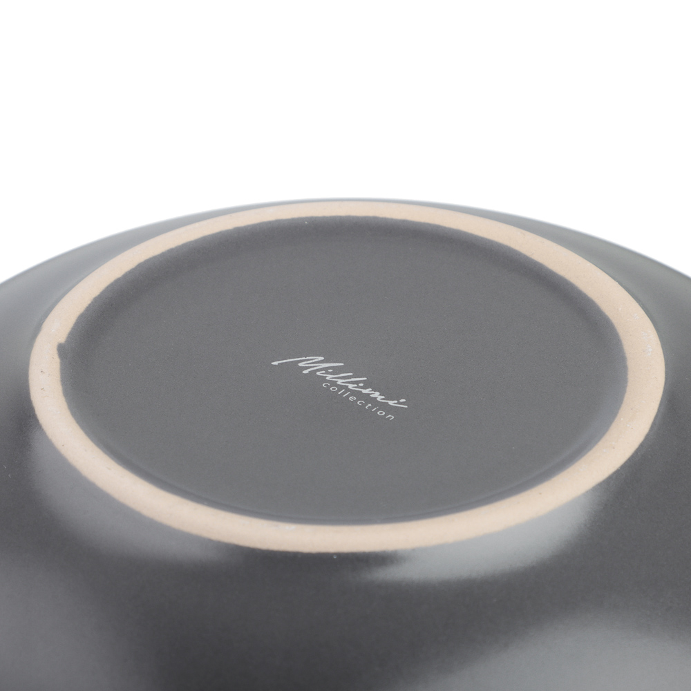 MILLIMI Салатник 880мл, 20х5.4см, керамика, графит, арт.№ 824-160