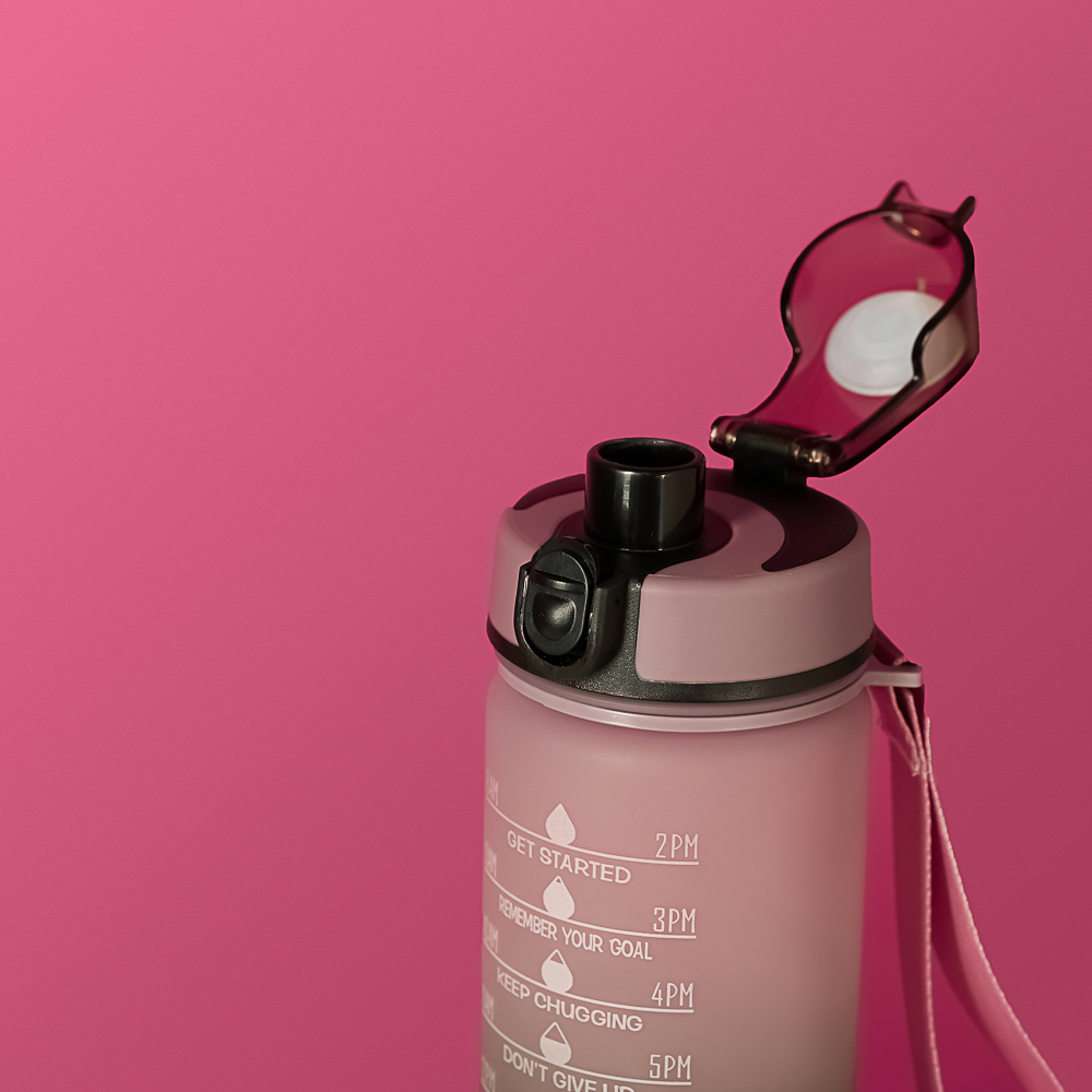 SILAPRO MAX Бутылка спортивная с замком, ULTIMATE GREY -ELDERBERRY, 550мл, РС, арт.№ 088-074