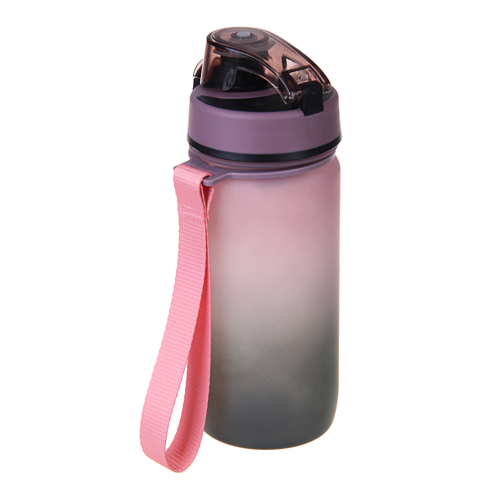 SILAPRO MAX Бутылка спортивная с замком, ULTIMATE GREY -ELDERBERRY, 550мл, РС, арт.№ 088-074