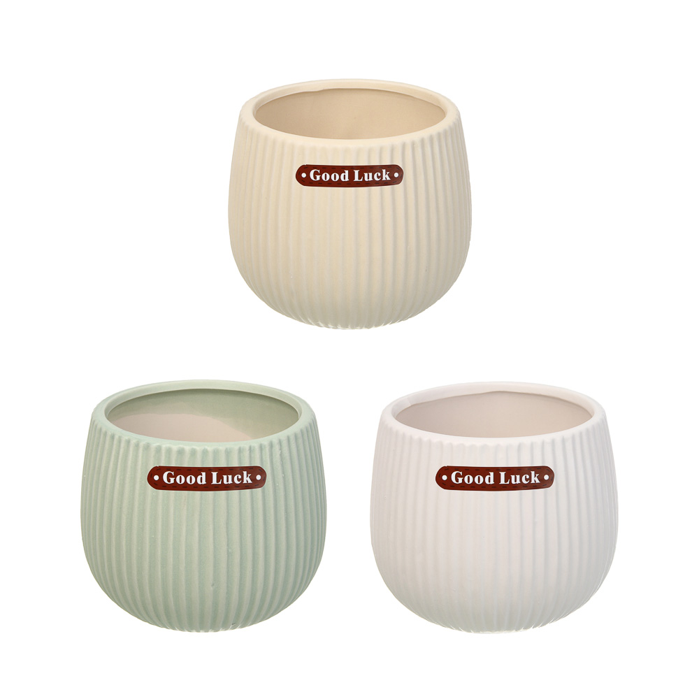 Кашпо, 10х10см, керамика, тм INBLOOM, арт.№ 164-402