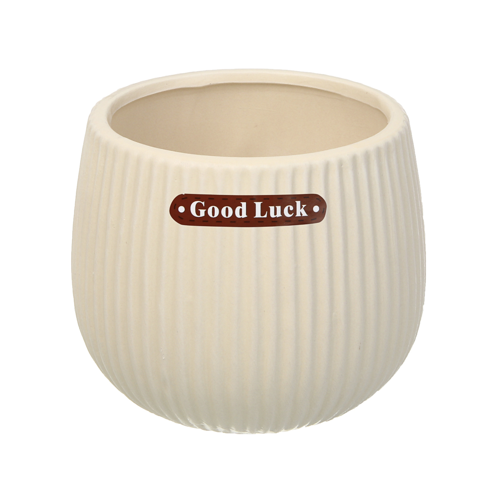 Кашпо тм INBLOOM, 10х10,5см, керамика, арт.№ 164-402