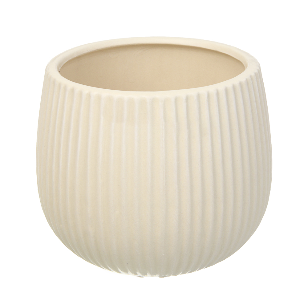 Кашпо тм INBLOOM, 10х10,5см, керамика, арт.№ 164-402