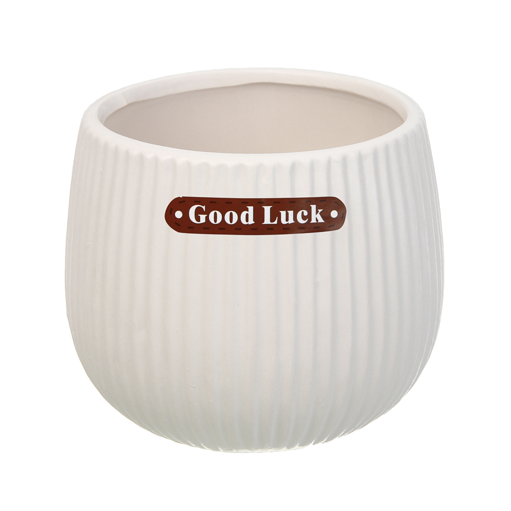 Кашпо тм INBLOOM, 10х10,5см, керамика, арт.№ 164-402