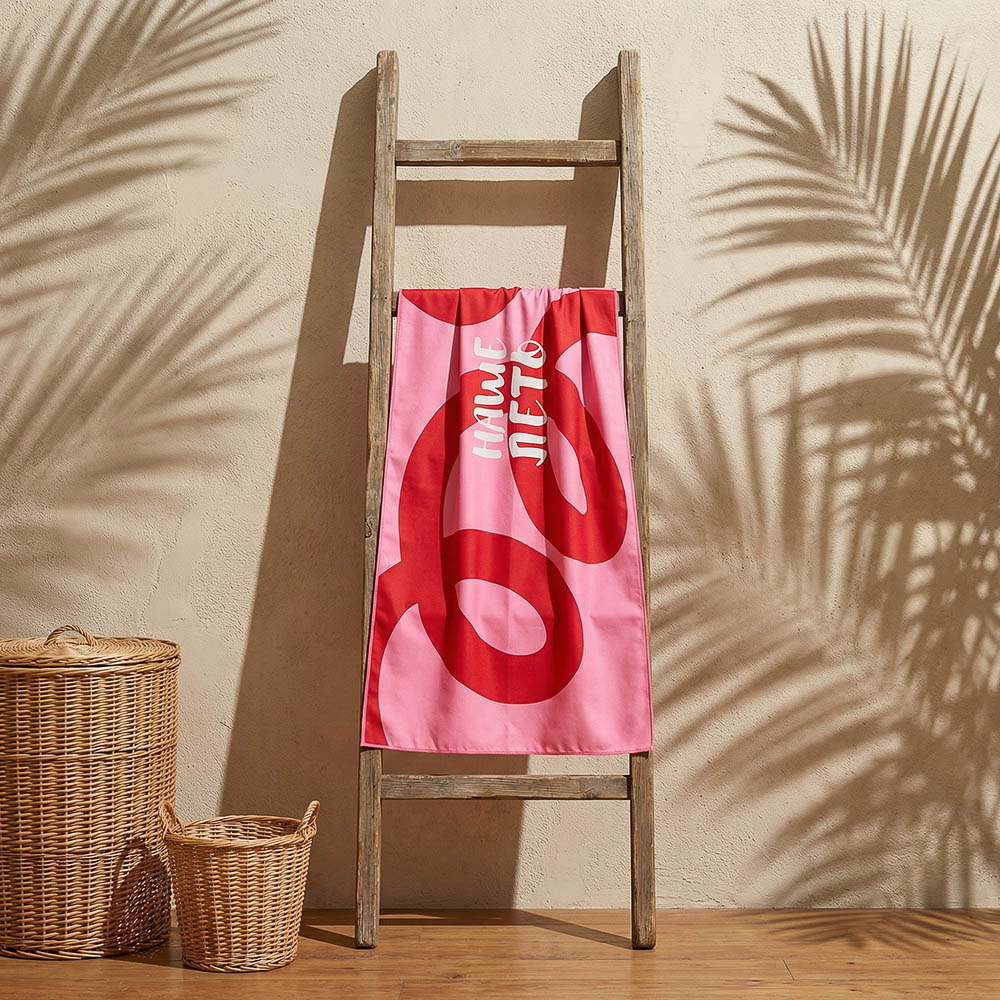 Полотенце пляжное тм PROVANCE Саммер 70х150см, 100% полиэстер, Наше лето, 6 дизайнов, арт.№ 496-046