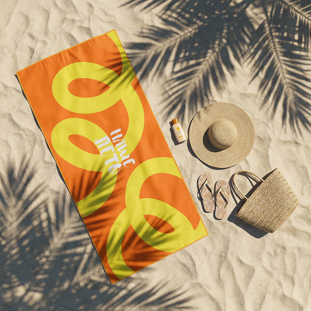 Полотенце пляжное тм PROVANCE Саммер 70х150см, 100% полиэстер, Наше лето, 6 дизайнов, арт.№ 496-046