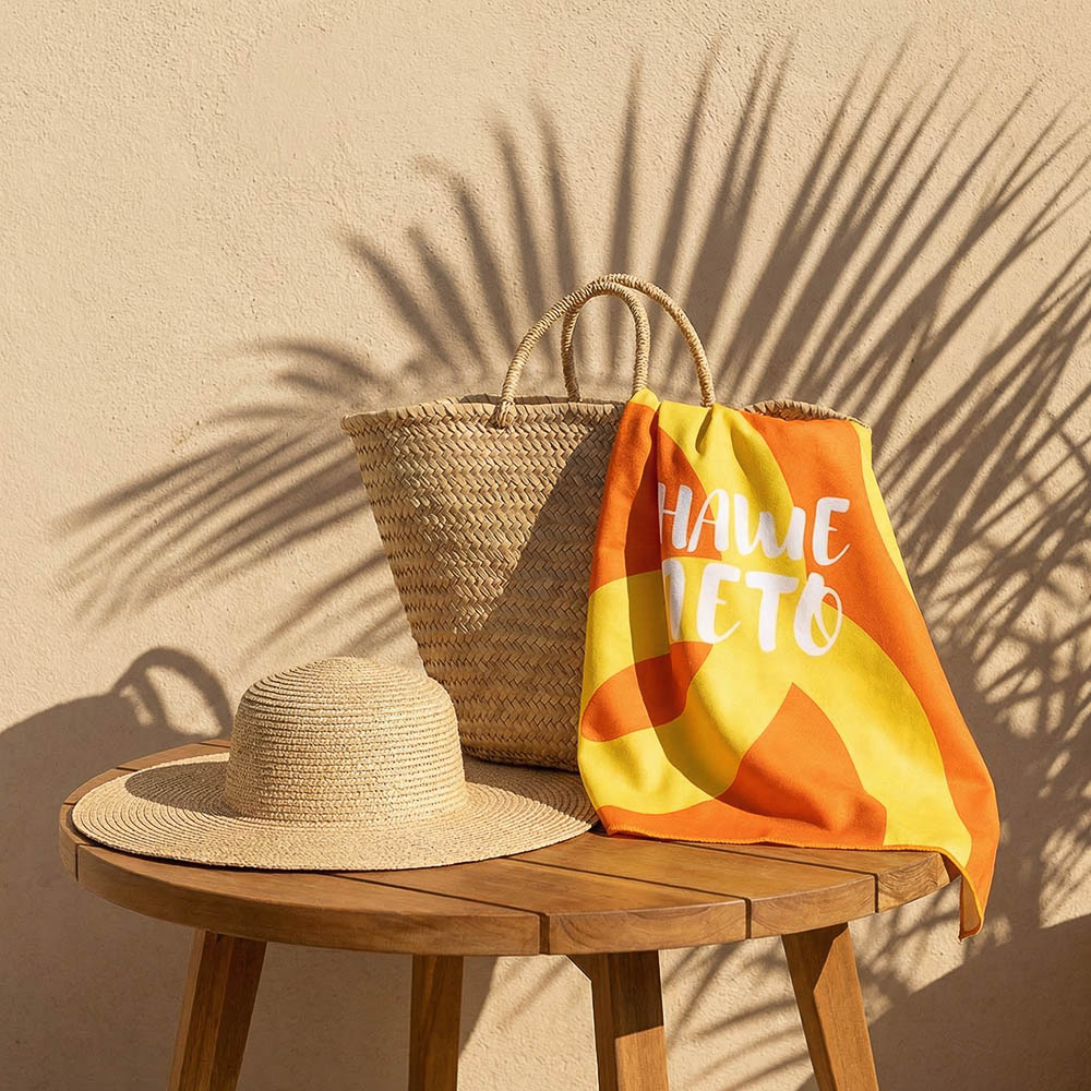 Полотенце пляжное тм PROVANCE Саммер 70х150см, 100% полиэстер, Наше лето, 6 дизайнов, арт.№ 496-046