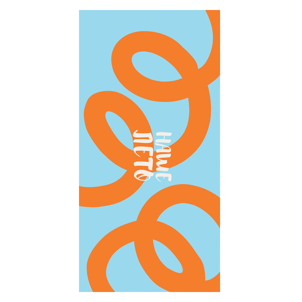 Полотенце пляжное тм PROVANCE Саммер 70х150см, 100% полиэстер, Наше лето, 6 дизайнов, арт.№ 496-046