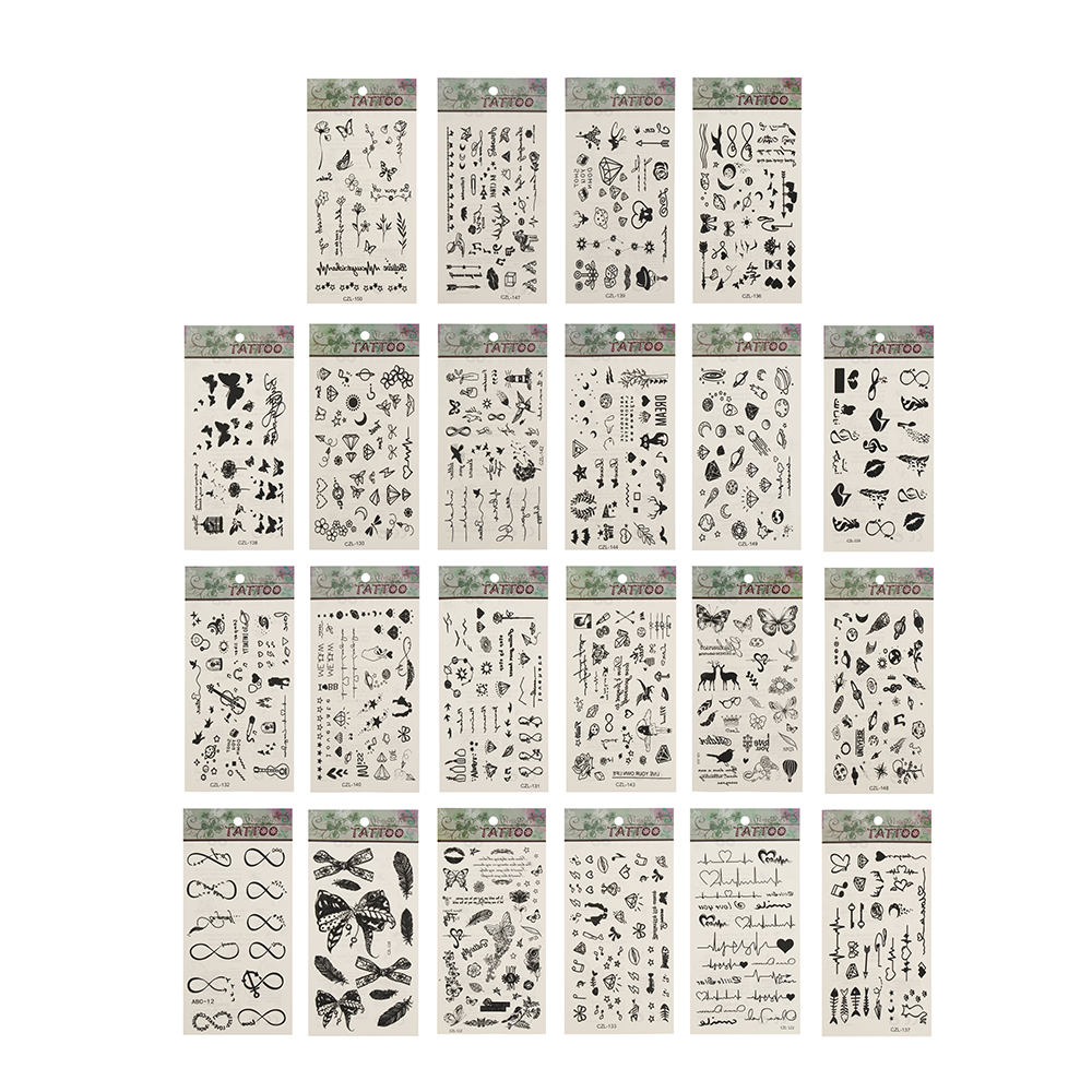 Тату переводные, тм ГАЛАМАРТ, 10x20 см, 21 дизайн, арт.№ 357-414