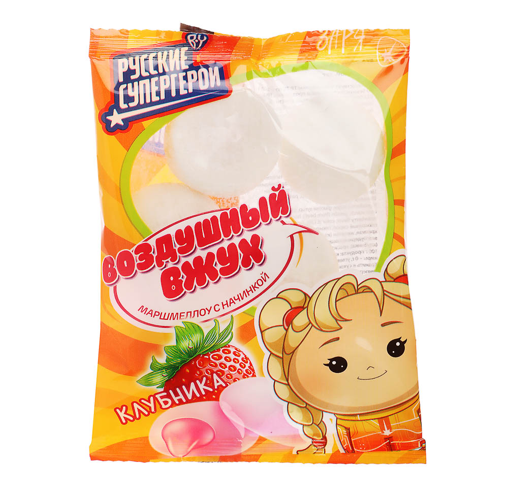 BY Русские Супергерои Маршмеллоу с начинкой 15 гр., арт.№ 347-219