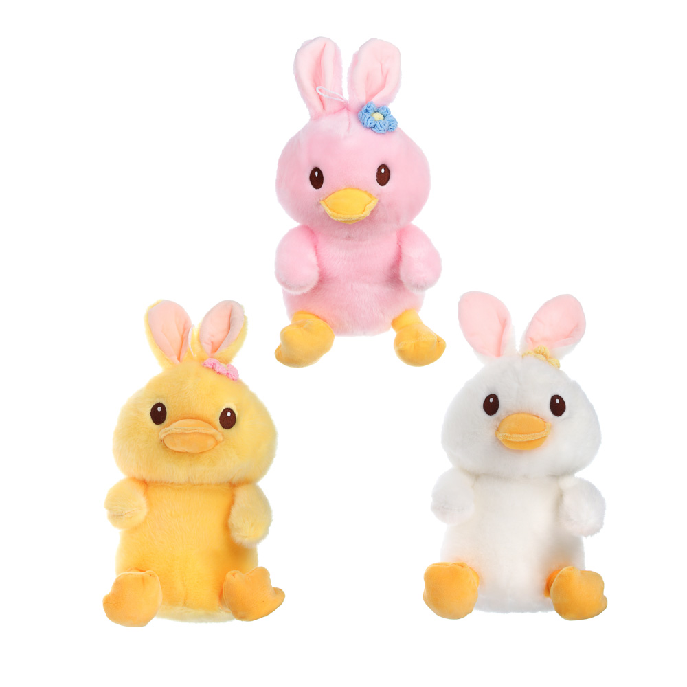 Игрушка мягкая "Ушастик" полиэстер, ИГРОЛЕНД, 3+, 1811-29, арт.№ 264-585