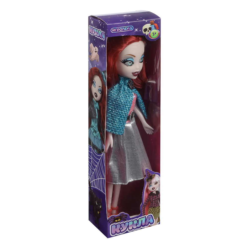 ИГРОЛЕНД Кукла Монстрик, PP,PVC, полиэстер 24см, 6 дизайнов, 13х28х5см, арт.№ 267-719