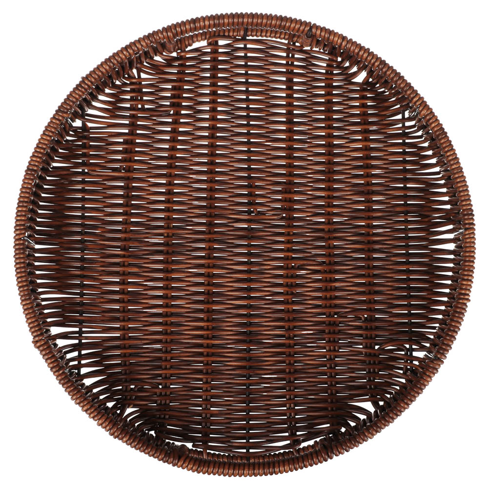 Поднос сервировочный с ручками плетенный, ПВХ, тм Satoshi, 30x30x4см, арт.№ 827-137