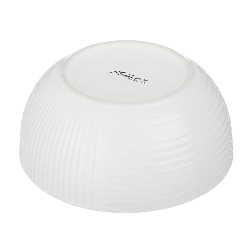 MILLIMI Монблан салатник 15,5x6,6см, 650мл, керамика, белый, арт.№ 824-217