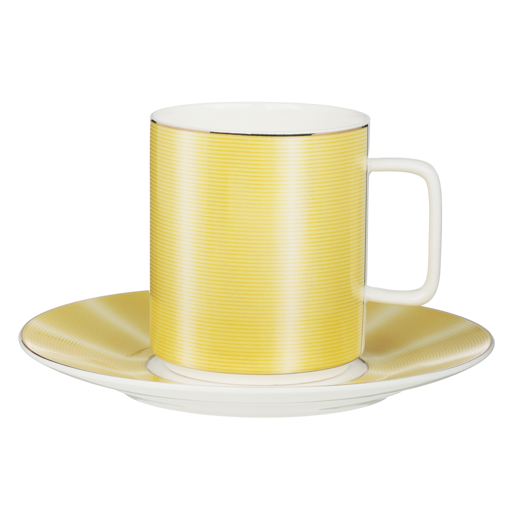 MILLIMI Голд Набор чайный 4 пр., 220мл, 15см, фарфор, арт.№ 802-472