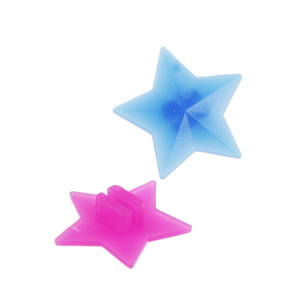 SILAPRO Украшение на спицы велосипеда 36шт, пластик, "Звезды цветные", арт.№ 195-035