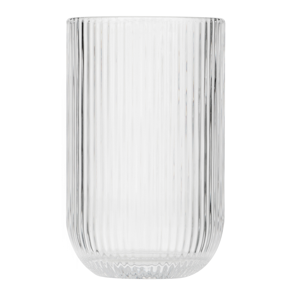 MILLIMI Стакан Грея, 400мл, стекло, прозрачный, рифленый, арт.№ 878-626