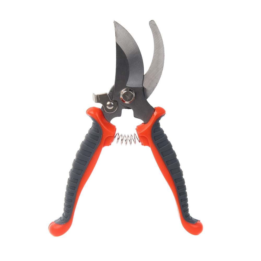 Секатор плоскостной тм INBLOOM 18см, марганцевая сталь 65М, блокиратор, арт.№ 186-042