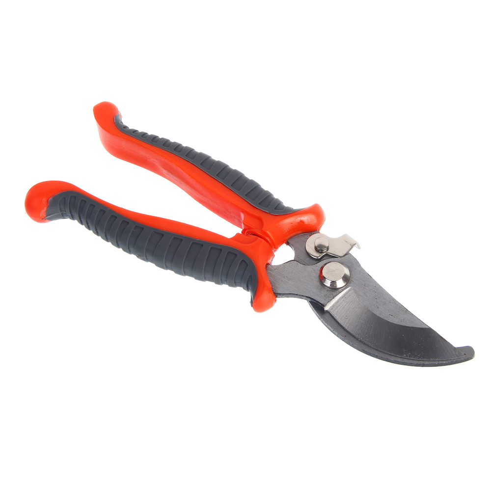 Секатор плоскостной тм INBLOOM 18см, марганцевая сталь 65М, блокиратор, арт.№ 186-042