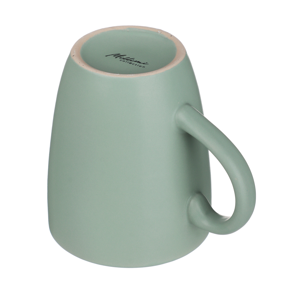 MILLIMI Набор стол.посуды 16пр(тар26см*4, тар20см*4, салатн650мл*4, кружка340мл*4) керамика, оливков, арт.№ 824-236