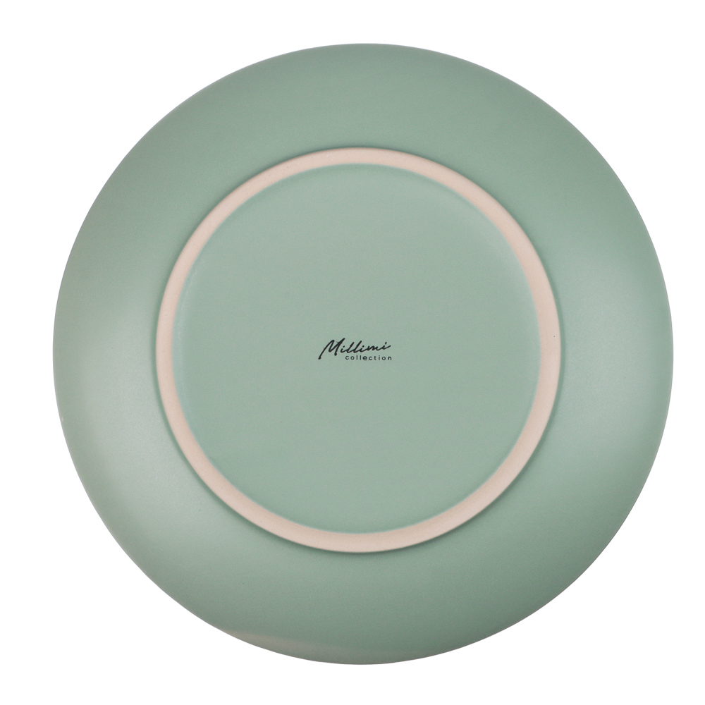 MILLIMI Набор стол.посуды 16пр(тар26см*4, тар20см*4, салатн650мл*4, кружка340мл*4) керамика, оливков, арт.№ 824-236