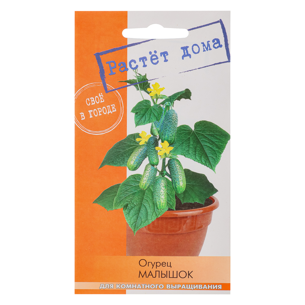 Семена Огурец Малышок 5 шт, "Растёт дома", арт.№ 179-498