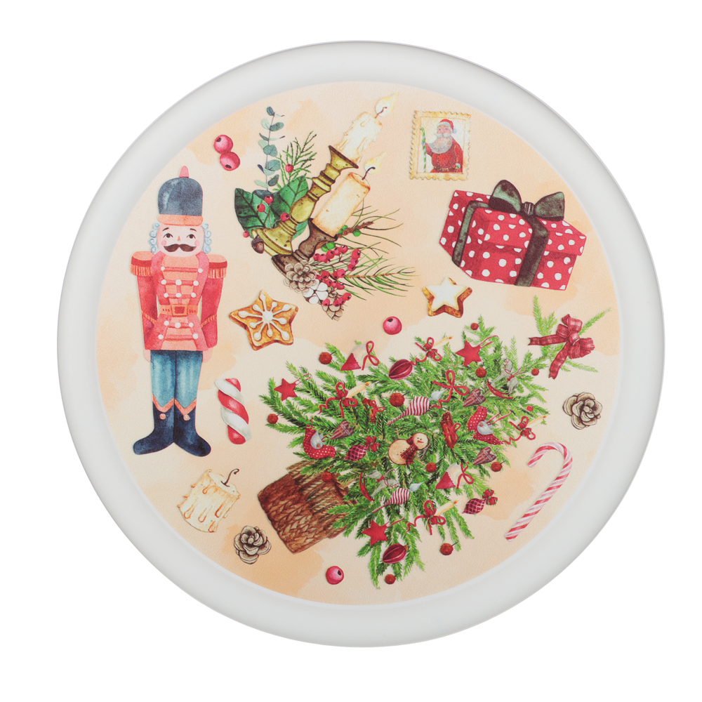 Зимние игрушки Миска с крышкой 2,1л, пластик, арт.№ 861-552