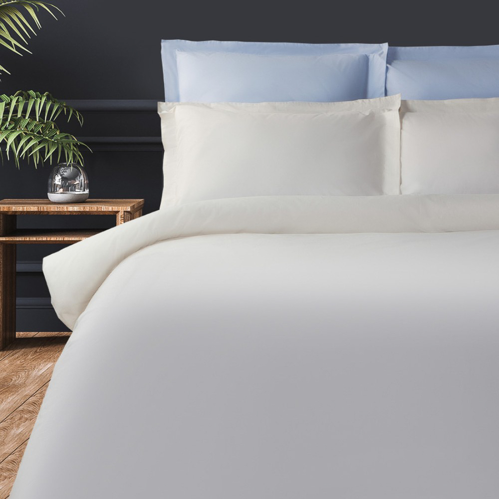 BY COLLECTION Пододеяльник 150х220см, 100% хлопок, молочный, арт.№ 432-019